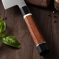 XINZUO Couteau de chef de cuisine en acier poudré de luxe Super sharp M390 manche en bois de fer du désert personnalisé