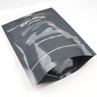 Sac d'emballage pour sous-vêtements pour hommes avec fermeture à glissière auto-scellante trois côtés sac d'emballage pour vêtements chaussettes chemise