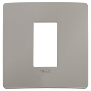 Cache-Interrupteur Mural Vimar Plana Up 1M Gris Ciment Mat 9.7x12.5cm - Product Image 1