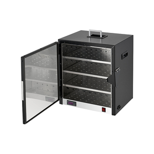 Fournitures pour hôtels et restaurants Chauffe-plats électrique en acier Boîte chaude noire pour la restauration Boîte de livraison pour le <span class=keywords><strong>service</strong></span> en chambre - Product Image 2