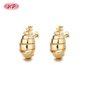 All'ingrosso orecchini <span class=keywords><strong>Bottega</strong></span> zirconi da donna placcato oro 18K orecchini a goccia d'acqua per donna - Product Image 3