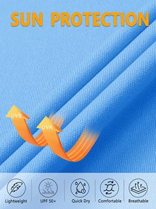 Chemises de protection solaire UV à séchage rapide UPF 50+ pour femmes, manches longues, pour la course à pied, la randonnée, la pêche, le golf, polos et t-shirts - Product Image 3