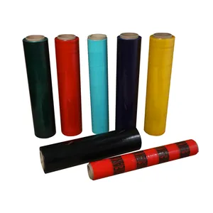 Penggunaan Mesin/Penggunaan Tangan LLDPE Palet Stretch Wrap Film untuk Pak Film Stretch Roll Palet Berwarna Lldpe Bungkus Stretch Film
