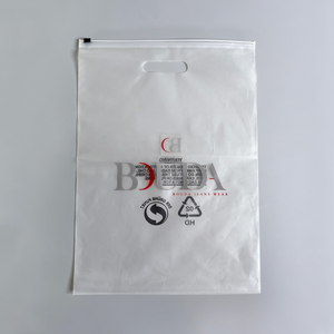 Tùy chỉnh thiết kế Matte nhựa trượt túi cho quần áo bao bì may Frosted nhựa EVA trượt dây kéo túi - Product Image 1