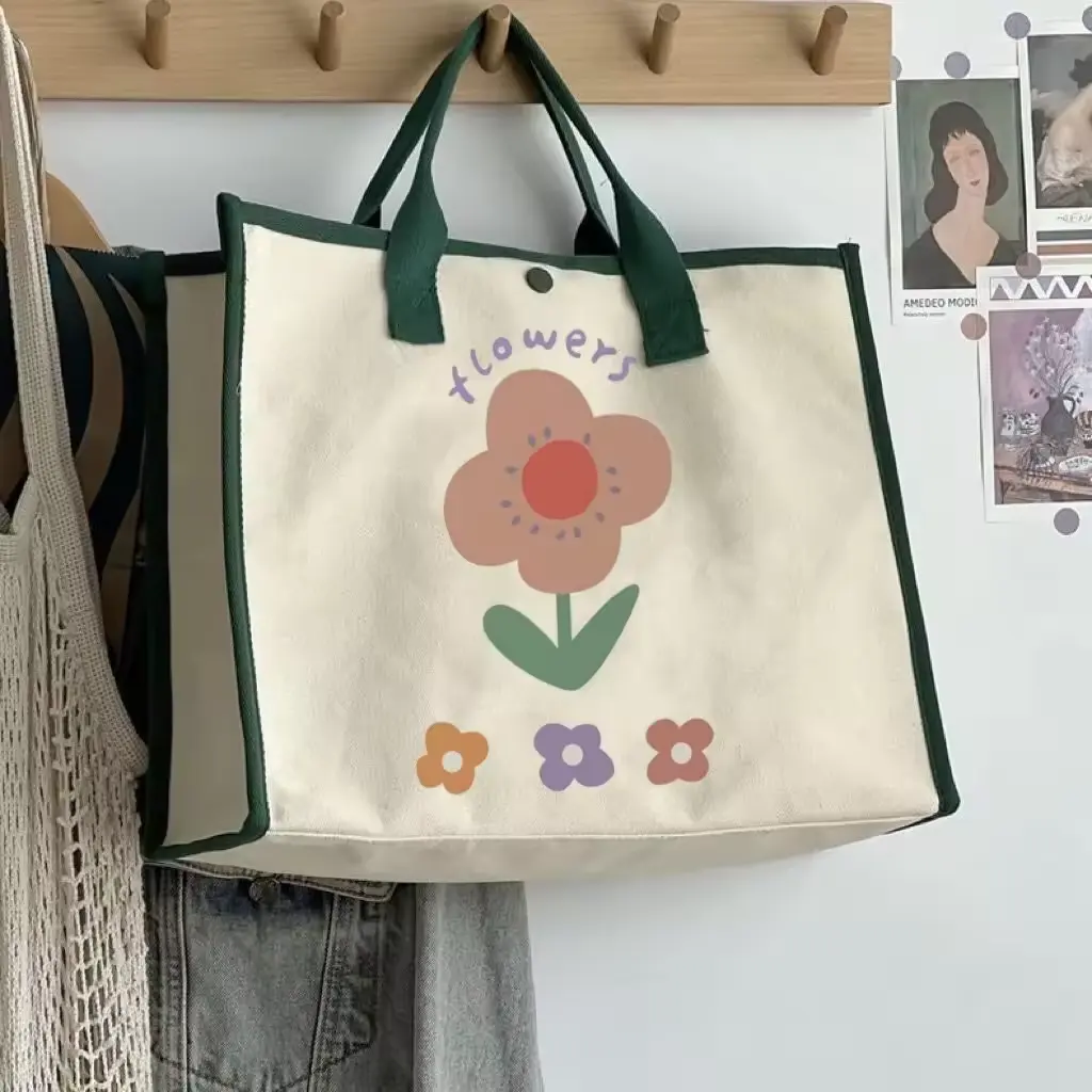 2024 personalisierter druck personalisierbar damen werbe-jute-baumwolle einkaufen leinwand tote-tasche