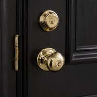 Porte intérieure moderne en bois massif de style français pour chambre, salle de bain, garde-manger, placard, cloison de pièce, entrée de maison