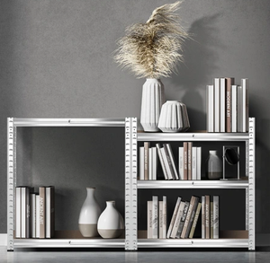 מדפים ניידים עם ציוד אחסון לגלגלים לחומרי גלם פלסטיק ומתכת מחסן - Product Image 6