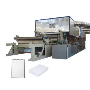 Turn key a4 paper machine maker and copy paper industry making equipment writing paper jumbo roll machine price