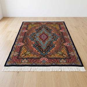 Tapis en soie pure artisanal de qualité supérieure, fait main, lavable, moderne, antidérapant, motif personnalisé, tapis de luxe pour la maison, l'hôtel, le commerce - Product Image 6