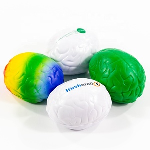 Bọt Trắng Giá Rẻ Biểu Tượng Tùy Chỉnh In Chống Căng Thẳng Reliever Quảng Cáo Khuyến Mại Cá Nhân Não Hình Căng Thẳng Bóng - Product Image 6