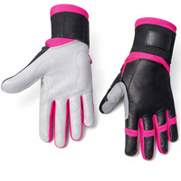 Prix d'usine, best-seller professionnel, design personnalisé en couleur, tailles adultes, manchette longue, cuir souple, fermeture Velcro ambidextre