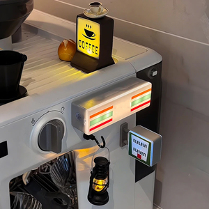 Mini <span class=keywords><strong>enseigne</strong></span> lumineuse portable <span class=keywords><strong>pour</strong></span> café et bar, boîte à lumière publicitaire LED, autocollants magnétiques, éclairage magnétique <span class=keywords><strong>pour</strong></span> réfrigérateur - Product Image 4