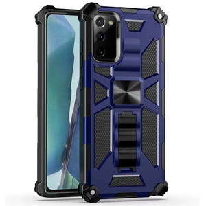Support de voiture magnétique antichoc à l'intérieur de la béquille couverture arrière étui de téléphone portable pour <span class=keywords><strong>Samsung</strong></span> Note <span class=keywords><strong>20</strong></span> /Note <span class=keywords><strong>20</strong></span> Plus/Note10 - Product Image 3
