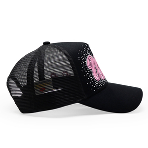 <span class=keywords><strong>Gorras</strong></span> de Malla Bordadas en 3D <span class=keywords><strong>Personalizadas</strong></span> al por Mayor con Logotipo Propio, Gorra <span class=keywords><strong>Trucker</strong></span> Personalizada con Logotipo de Pedrería - Product Image 5