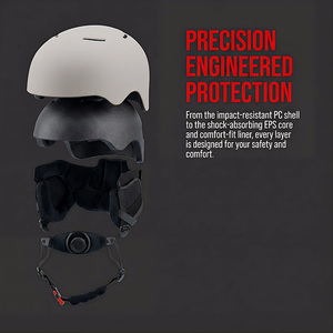 VMAXET <strong>MS</strong>-SY048 Unisex CE Certified Sport Ski Helmet PC+EPS Winter Breathable Safety Ear Warmer 6 Air Vents Head Protection - Product Image 3