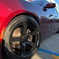 Jantes de voiture forgées sur mesure à cinq branches JY pour Dodge Challenger Charger Magnum SRT Drag, roues de voiture de tourisme forgées en alliage d'aluminium