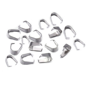 St. Kunkka Stainless Steel <b>Seed</b> Clip 7-19mm Jewelry Finding Pendant Clasp Necklace End Connector DIY Accessory - Product Image 5