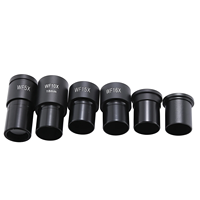 Biological Microscope Wide Angle Eyepiece School Science Optical Microscope Glass Lens WF5X WF10X WF15X WF16X WF20X WF25X