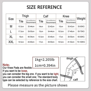 Support de genou réglable en Nylon élastique personnalisé, sport avec sangle, manchon de Compression, genouillère - Product Image 5