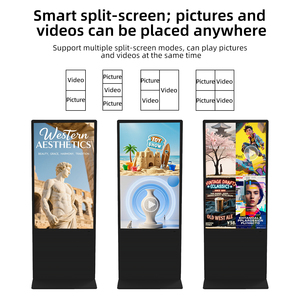 शॉपिंग मॉल, प्रदर्शनियों और इनडोर विज्ञापन के लिए मोबाइल स्मार्ट एलसीडी वीडियो पोस्टर स्टैंड-डिजिटल डिस्प्ले - Product Image 5