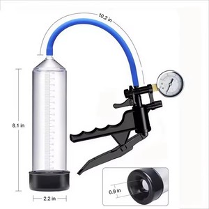 Pompe à pénis manuelle Jouets sexuels pour hommes Masturbateur Penis Extender Penile Vacuum Pump Pistol Grip Handle Penis Enlargissement Enhancer % - Product Image 6