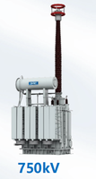 Transformateur de puissance triphasé haute tension ultra-écoénergétique Chint 330 kV, modèle ODFPSZ-250 MVA/330 kV, trois enroulements