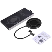 Filtre anti-reflet et écran pour microphone en métal + ABS de haute qualité et durable, modèle PS-1 pour l'enregistrement en studio