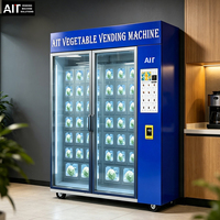 AIT Community Fruit- en Groentekiosk Automatische Zelfbedieningsautomaat, accepteert contant geld, munten en QR-codes