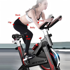 Cyclette Professionale per Fitness e Sport Domestico con Sistema di Frenata Magnetico e Trasmissione a Cinghia per Uso Interno - Product Image 2