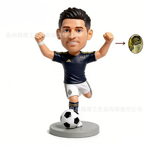Figura de Bobblehead de Fútbol Personalizable con Impresión Digital, Regalo Deportivo, Decoración - Product Image 3