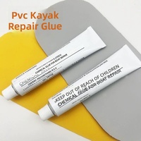 Colle adhésive de réparation PVC en tube, patch en polyuréthane pour coque de bateau, pour bateau gonflable et tissu PVC laminé