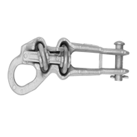 Collier de serrage droit haute résistance pour ligne électrique aérienne, tension nominale 190 kN