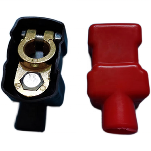 Araba pil kazık kafa koruyucu kapak pil chuck klip pozitif ve negatif kutup bağlayıcı kapak pil terminali yalıtım - Product Image 1