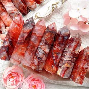 Cuarzo de Fuego Natural Pulido Estilo Bohemio al por Mayor, Piedra de Cristal Que Sera Point para Decoración del Hogar y Regalos Festivos - Product Image 2