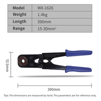 LEKON-Herramienta de prensado de cables, abrazadera de línea de alta calidad, herramientas de prensado de cables de mano, TC-1, WX-1626