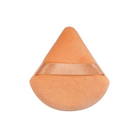 Poudrier en velours personnalisé pour cosmétiques, vente en gros, multicolore, 60 mm, poudrier floqué