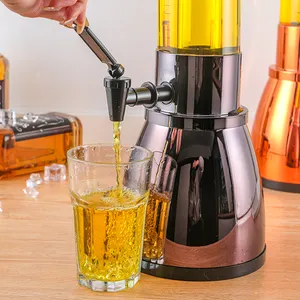 Kustom Murah Bar Pesta Minum Air Soda Minuman Dispenser Draft Menara Bir dengan Tabung Es Menara Bir untuk Bar