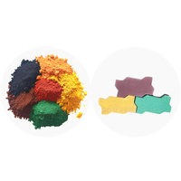 Couleurs du béton acier inoxydable, vin, rouge, jaune, vert, marron, orange, noir, prix en oxyde de fer