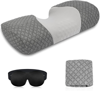 LIANDA Oreiller orthopédique de sommeil personnalisé le plus vendu en P-094 Oreiller de lit en mousse à mémoire de forme Oreiller en mousse à mémoire de forme