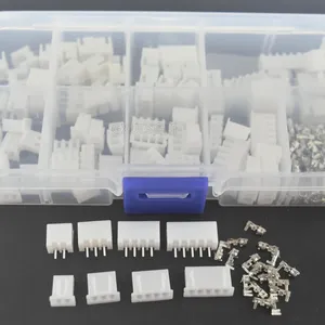 230 pcs/Box XH2.54 Espaçamento 2.54mm Conector Straight Pin 2p3p4p5p Plug + Pin Base + Terminal Conector Eletricista Manutenção