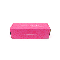 Boîte d'emballage personnalisée pour une bouteille, couleur personnalisée, boîte d'emballage en papier kraft ondulé pliable avec impression extérieure et intérieure