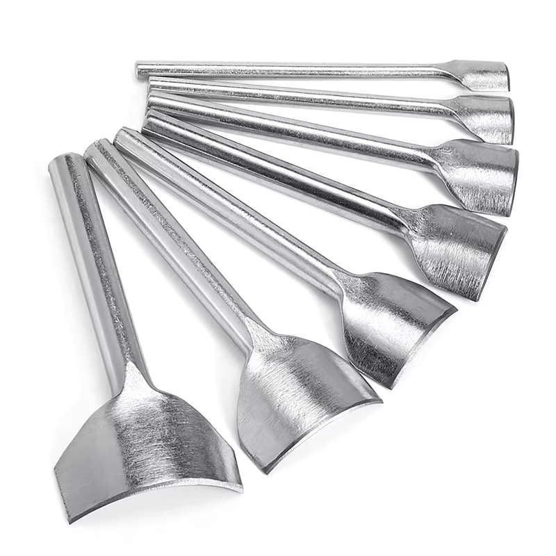 7 Pieces Leather Craft Tools Half