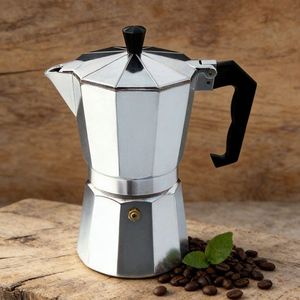 Cafetière à <span class=keywords><strong>expresso</strong></span> en aluminium super résistante pour café moka, vente en gros, 1/3/6/8/9/12 tasses - Product Image 1