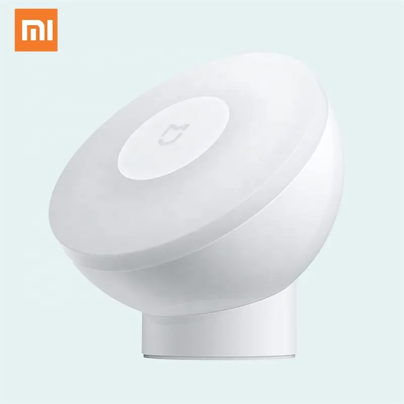 Original Xiaomi Mijia Night Light 2 Brightness Adjust Infrared Smart Body Motion Sensor 360 Led Night Light Xiaomi Night Lamp