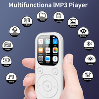 Lecteur MP3/MP4 Bluetooth 2025 avec Écran IPS HD pour Amateurs de Musique, Prise en Charge WAV et Fonction d'Enregistrement, Lecteur Audio Portable