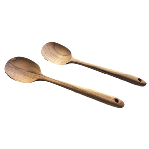 Ensemble d'ustensiles de cuisine écologiques modernes et durables en bois - Product Image 3