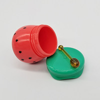Flacon de rouge à lèvres 5G - petit pot à miel avec une cuillère pour portionnement individuel - contenant cosmétique rechargeable