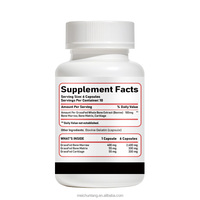 Capsules d'extrait d'os entier de bœuf nourri à l'herbe certifiées GMP pour le bien-être osseux quotidien et la formule de soutien de la densité osseuse