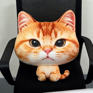Llavero de Peluche Súper Suave con <span class=keywords><strong>Gato</strong></span> Calico y Siamés de Cabeza Grande, Bordado y Realista, Ideal como Regalo - Product Image 3