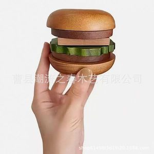 ที่รองแก้วไม้เนื้อแข็งสไตล์ครอส-บอร์เดอร์แบบใหม่, จานผลไม้ไม้, แผ่นรองชา, ที่เก็บของอเนกประสงค์สำหรับบ้านและโต๊ะทำงาน - Product Image 3